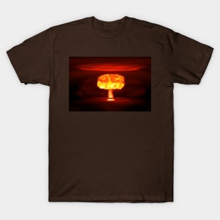 Atomic bomb realistic explosion T-Shirt